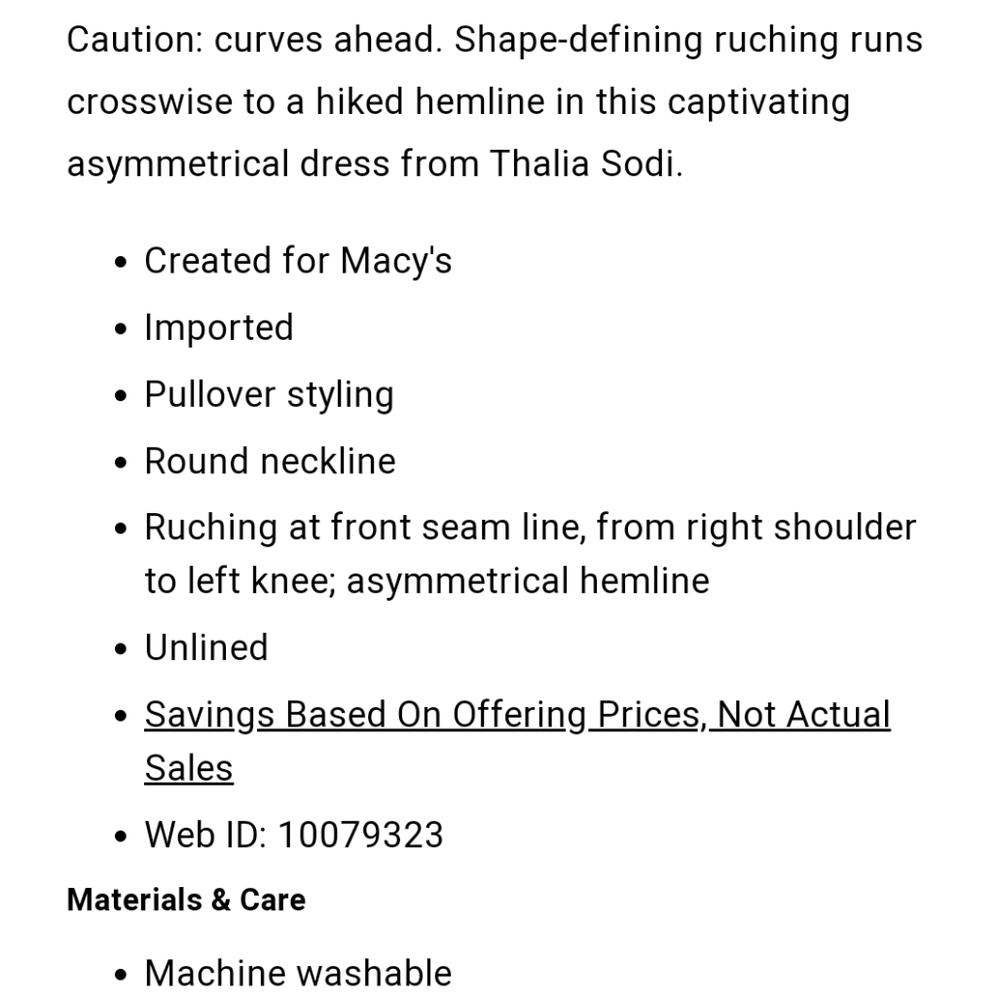 Thalia Sodi Asymmetrical Ruched Dress - Picture 5 of 6